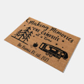 Paillasson Personnalisé Faire Souvenirs Camping Doormat (Incliné)