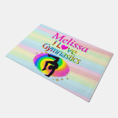 PAILLASSON PERSONNALISÉ J'AIME GYMNASTICS MAT (Incliné)