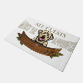 Paillasson Personnalisé Tout Invité Doit Être Approuvé Par Le (Incliné)