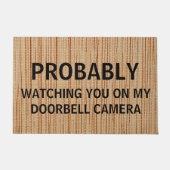 Paillasson Personnalisé Vous Regardant Probablement Sur Ma Cl (Devant)