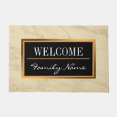 Paillasson Personnaliser en marbre de Parties scintillant en  (Devant)