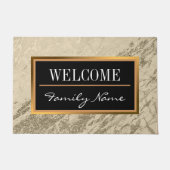 Paillasson Personnaliser en marbre Parties scintillant de Cha (Devant)