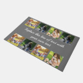 Paillasson Personnaliser le collage photo et la couverture en (Incliné)