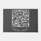 Paillasson Personnalisez votre QR Code Scan Info Format Chois (Devant)