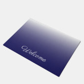 Paillasson Personnalized gradient ombre navy blue (Incliné)