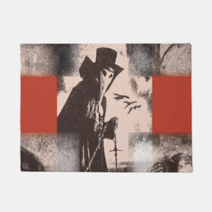 Paillasson Peste Docteur Dr Halloween Door Mat Macabre Dark