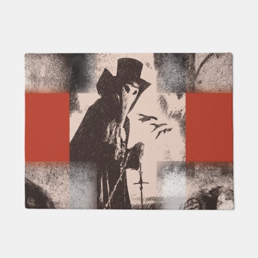 Paillasson Peste Docteur Dr Halloween Door Mat Macabre Dark (Devant)