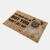 Paillasson Pet Doormat - Pitbull Dog Funny Doormat (Incliné)