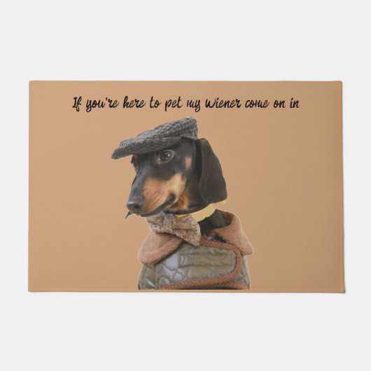 Paillasson Pet My Wiener Dachshund Doormat (Devant)