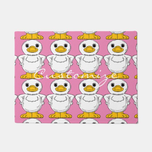 Paillasson Petit canard blanc debout Thunder_Cove (Devant)