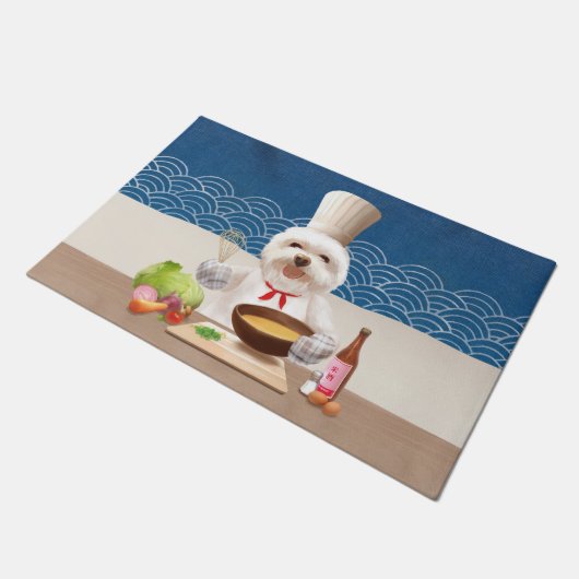 Paillasson Petit Chien Chef (Incliné)