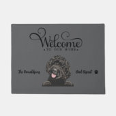 Paillasson Petit chien Goldendoodle (Devant)