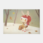 Paillasson Petite fille perdue dans la forêt (Devant)