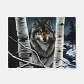 Paillasson Peupliers de peupliers de loup de bois Alpha (Devant)