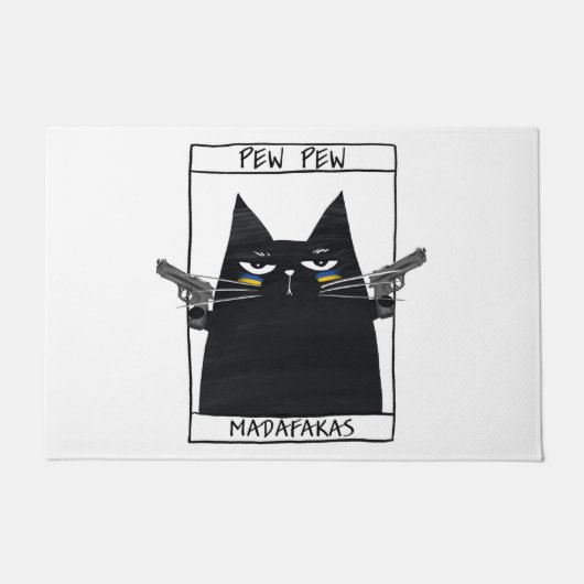 Paillasson Pew Pew Madafakas (Devant)
