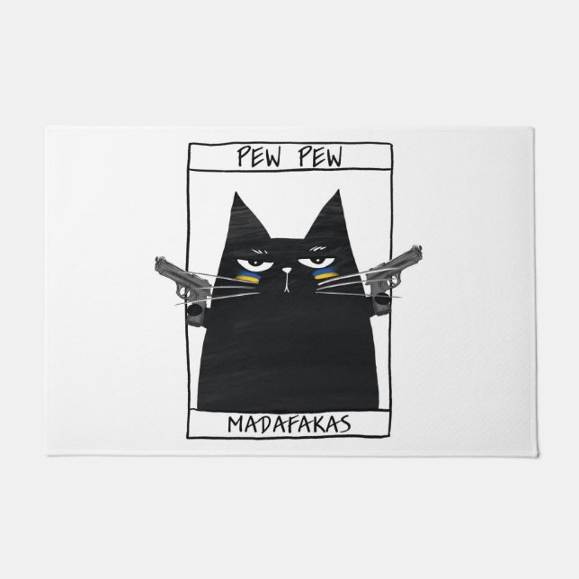 Paillasson Pew Pew Madafakas (Devant)