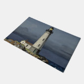 Paillasson Phare côtier par nuit orageuse (Incliné)