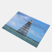 Paillasson Phare de Sand Key, Floride Keys Porte Mat (Incliné)