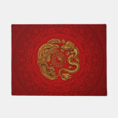 Paillasson Phoenix et Dragon avec bagua #4 (Devant)