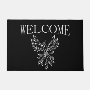 Paillasson Phoenix se lève sur le noir