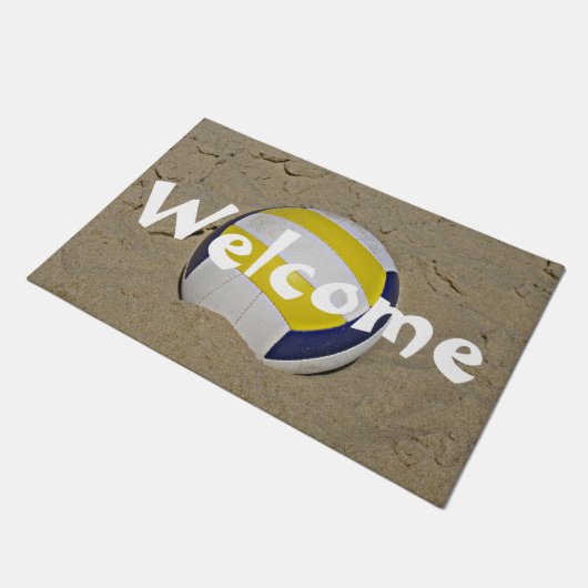 PAILLASSON PHOTO DE BEACH VOLLEYBALL DOORMAT (Incliné)