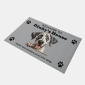 Paillasson Photo de chien magnifique (Incliné)