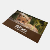 Paillasson Photo de Cute Little Orange Fox (Incliné)