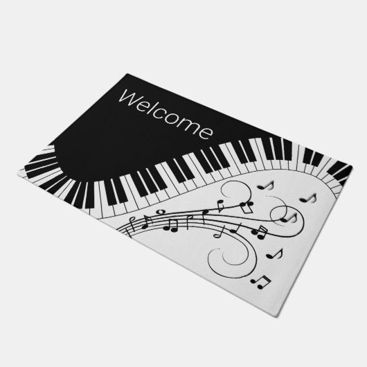 Paillasson Piano Keyboard Music Design (Incliné)