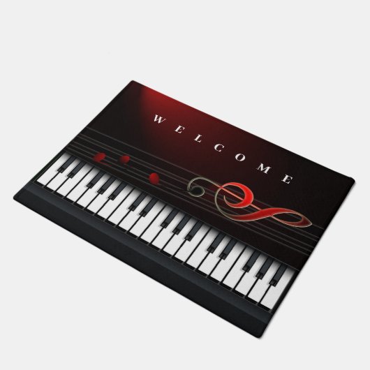 Paillasson Piano Treble Clef (Incliné)
