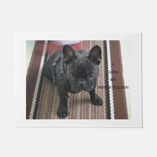 Paillasson PIC de l'amour W de Brindle_French_Bulldog (Devant)