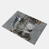 Paillasson Pic Downy en neige - Photo originale (Incliné)