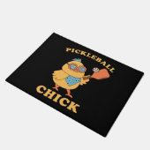 Paillasson Pickleball Chick - rétro (Incliné)