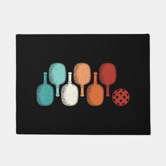 Paillasson Pickleball Lover Retro Paddle Sport Vintage (Devant)