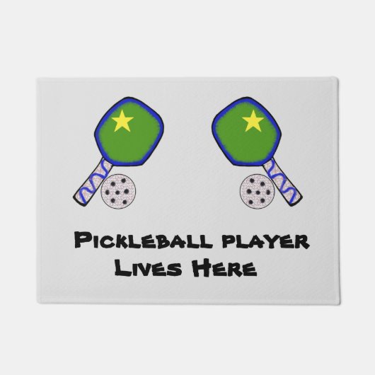 Paillasson Pickleball rug door welcome (Devant)