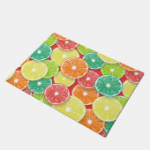 Paillasson Pièces de fruits d'agrumes pop art 2 (Incliné)