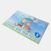 Paillasson Pieds 24" x 36" Porte Mat (Incliné)