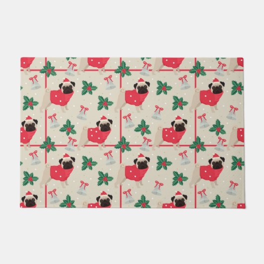 Paillasson Piggy Christmas Doormat (Devant)