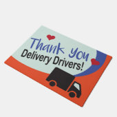 Paillasson Pilotes de livraison de Merci (Incliné)