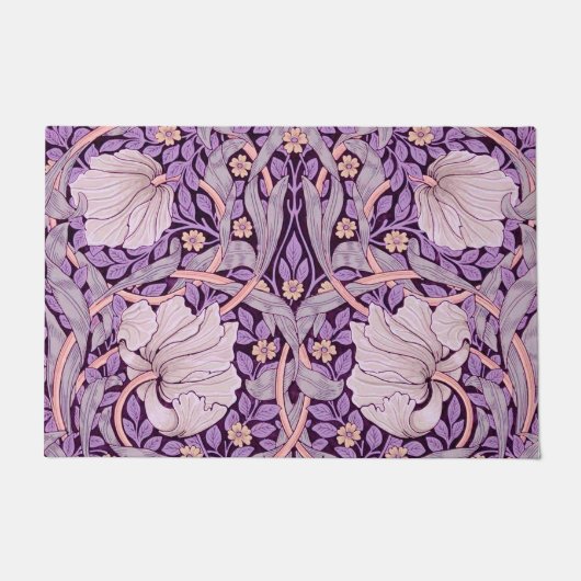 Paillasson Pimpernel Purple, William Morris (Devant)