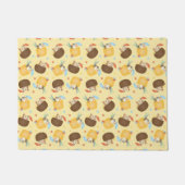 Paillasson Pina Colada Pineappy Chiens de noix de coco Motif (Devant)