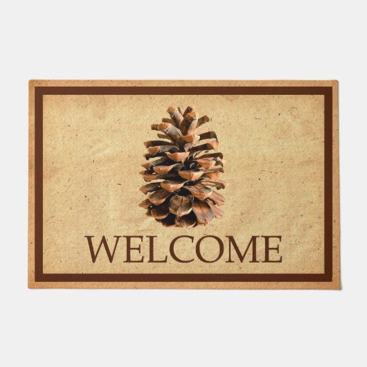 Paillasson Pine Cone - Bienvenue (Devant)