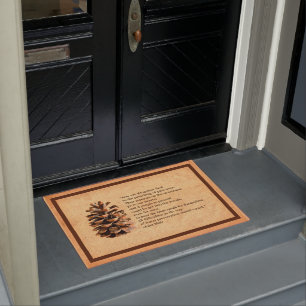 Paillasson Pine Cone Et John Muir Citation