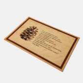 Paillasson Pine Cone Et John Muir Citation (Incliné)