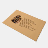 Paillasson Pine Cone Et John Muir Citation (Incliné)