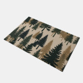 Paillasson Pine Forest Welcome Mat - A Cozy Winter Greeting (Incliné)