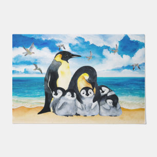 Paillasson Pingouin imprimé mat de porte, mignon cadeau anima