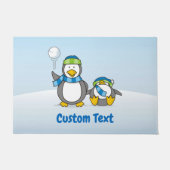 Paillasson Pingouins à neige (Devant)