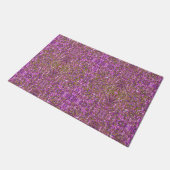 Paillasson Pink and Purples Abstrait Kaleidoscope Motif (Incliné)