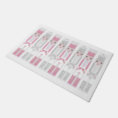 Paillasson Pink Christmas Nutcracker Mat (Incliné)