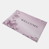 Paillasson Pink Floral Folial Pat (Incliné)